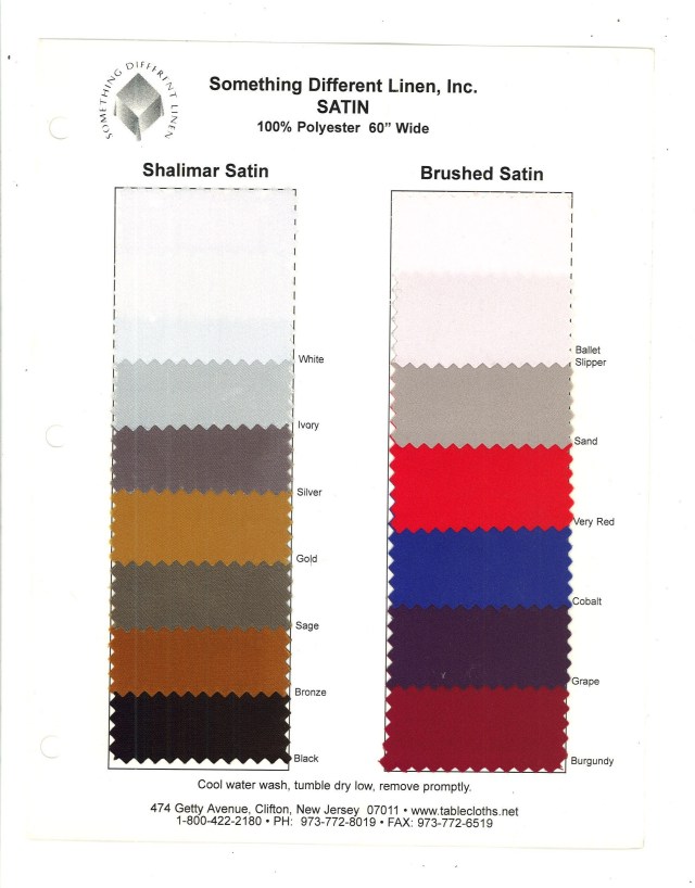 something different satin