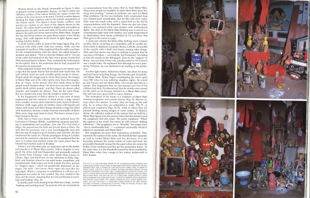 African Arts, Volume XXI, Issue Number 02. February 1988. In the Mami Wata Shrine of Dr. Alphonsus Njoku. Photos: Margaret and Henry Drewal.