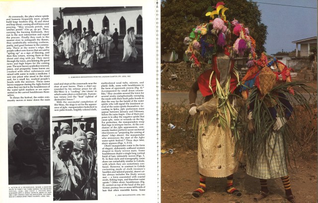African Arts, Volume XX, Issue Number 01. October 1986.