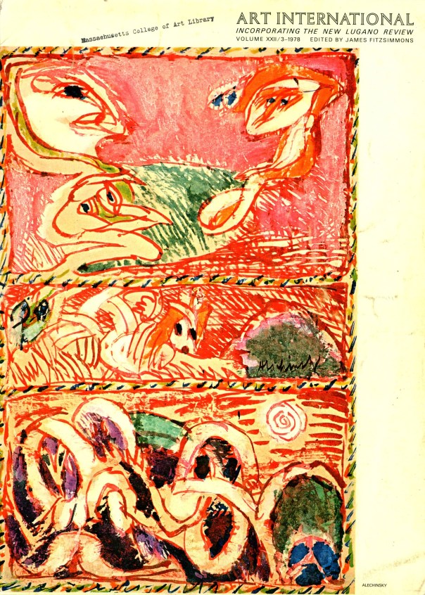 Art International, Volume XXI. March 1978.
