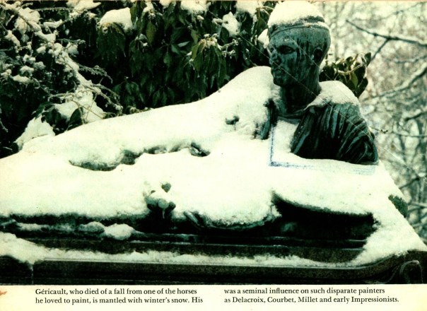     Sarcophagus of the painter Gericault