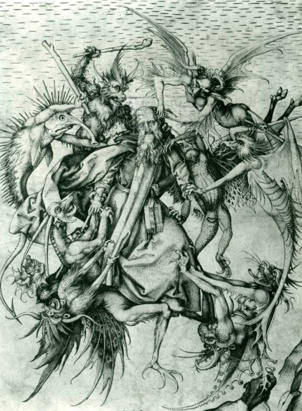 "Saint Anthony Tormented by Demons" by Martin Schongauer