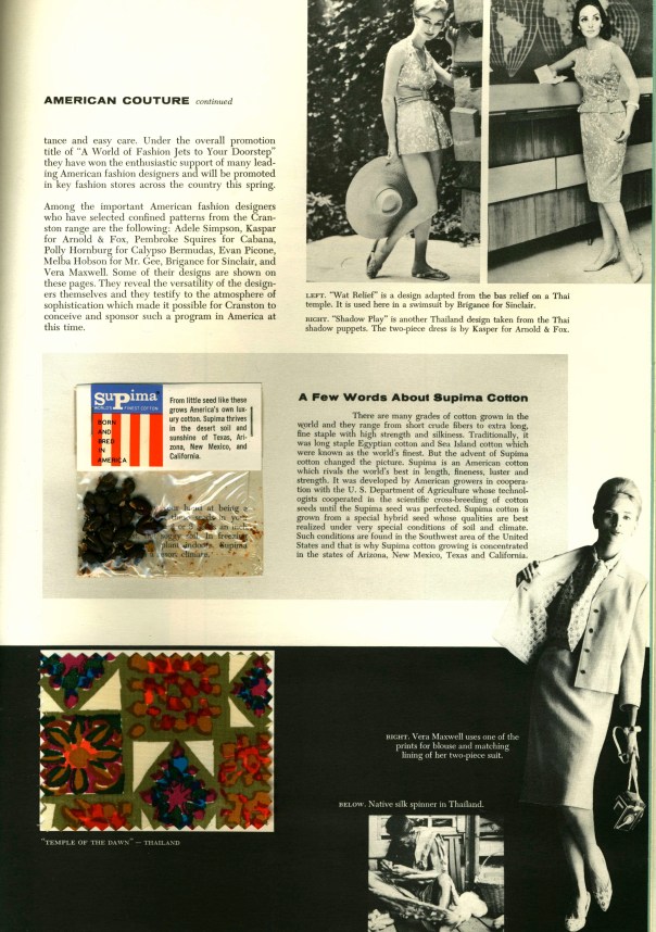 American Fabrics, Number 52. Spring 1961.