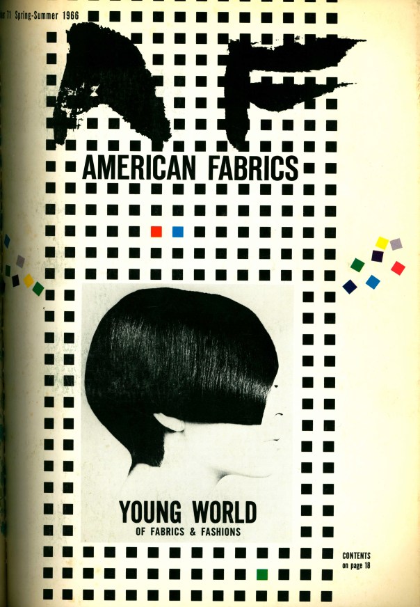 American Fabrics, Number 71. Spring/Summer 1966.