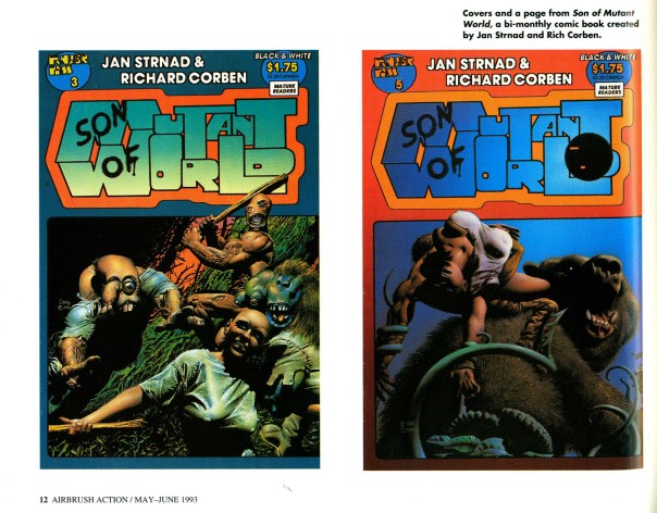 Son of Mutant World Airbrush Action. May-June 1993.