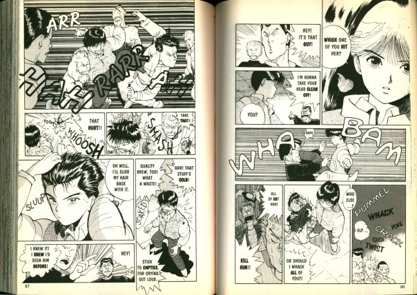 YuYu Hakusho by Yoshihiro Togashi.