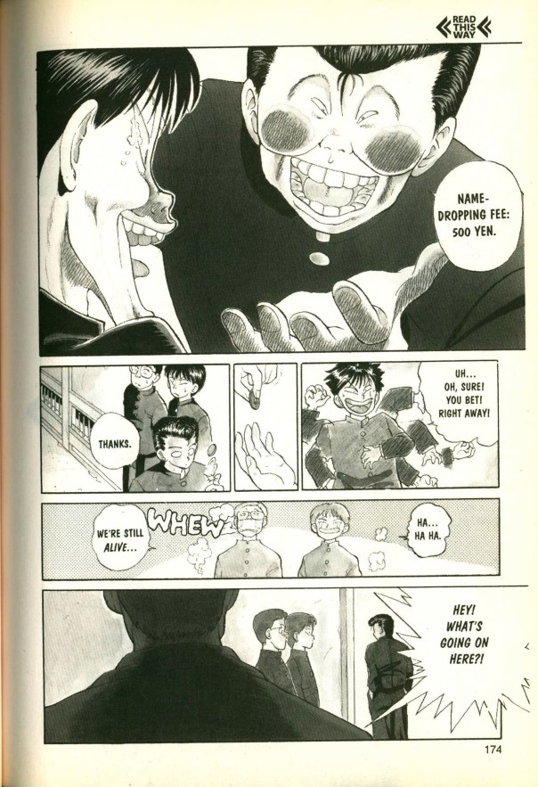 YuYu Hakusho by Yoshihiro Togashi. Shonen Jump, Vol. 1, No. 1. January 2003.