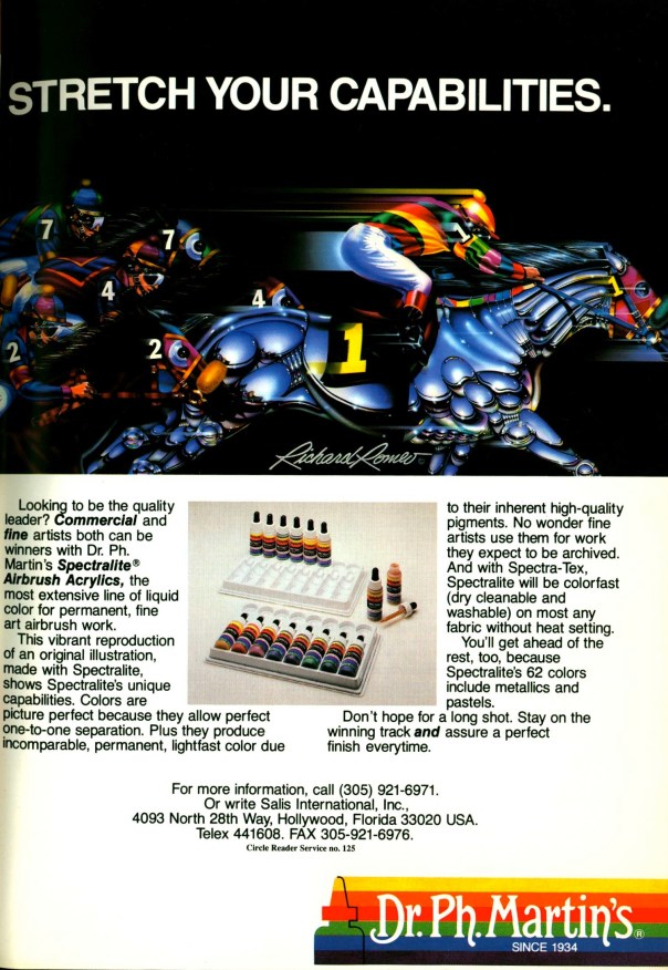 Dr. PH Martin's Airbrush Action. September/October 1989.