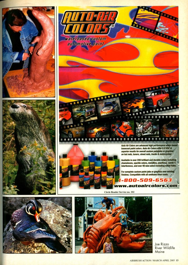 Auto-Air Colors Airbrush Action. March-April 2005.
