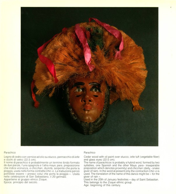 "Maschere de Messico" (Masks of Mexico), 1981.