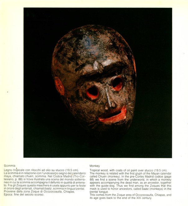 "Maschere de Messico" (Masks of Mexico), 1981.